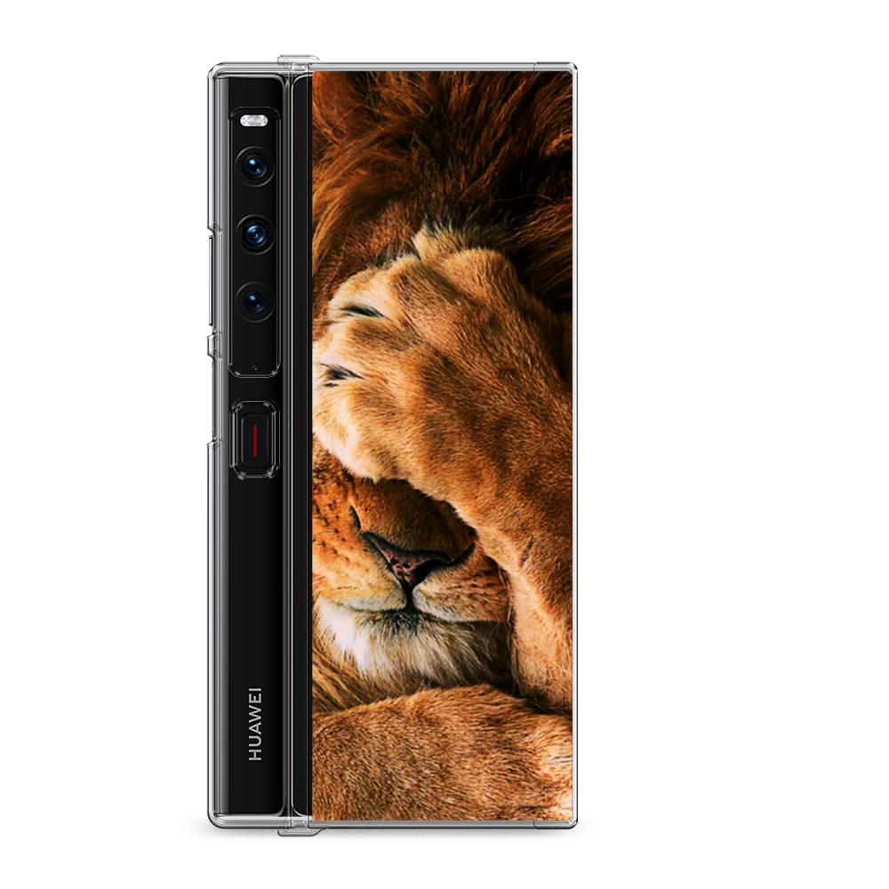 

Силиконовый чехол "Львиный стыд" на Huawei Mate Xs 2 / Хуавеи Мате Xs 2
