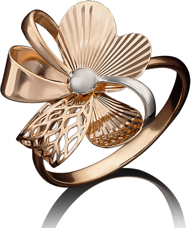 

Кольцо из золота р.  PLATINA jewelry 01-4999-00-000-1110-48, 01-4999-00-000-1110-48