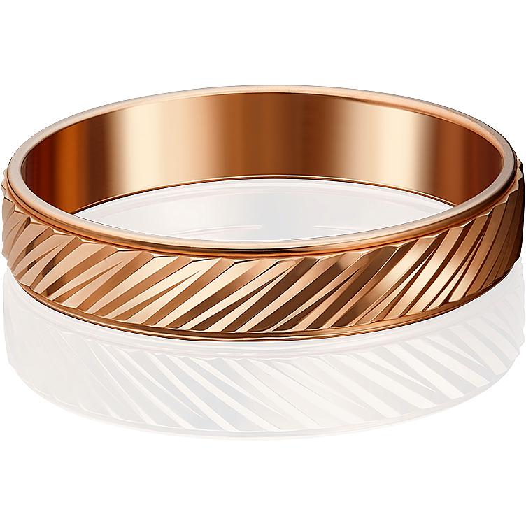 

Кольцо обручальное из красного золота р. 23 PLATINA jewelry 01-5028-00-000-1110-18, 01-5028-00-000-1110-18