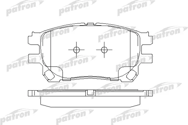 

Колодки тормозные дисковые передн TOYOTA: PREVIA 00- PATRON PBP1868