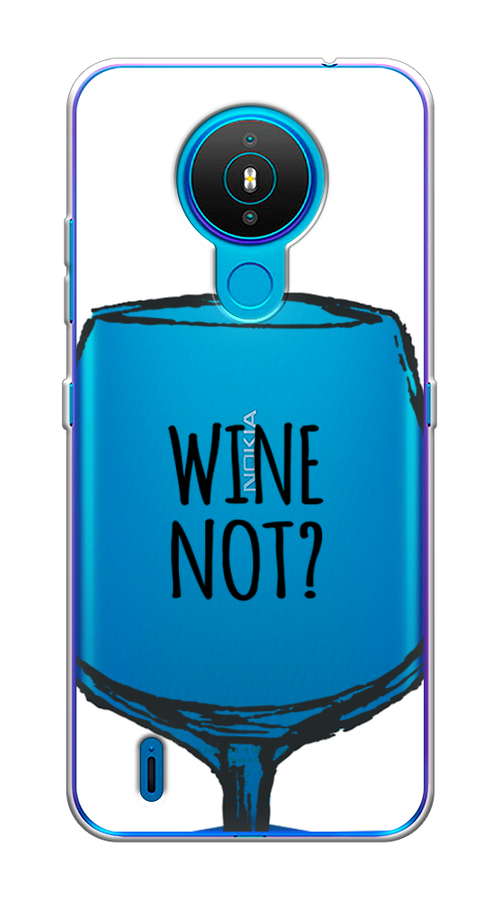 

Чехол на Nokia 1.4 "Wine not white", Белый, 124550-6