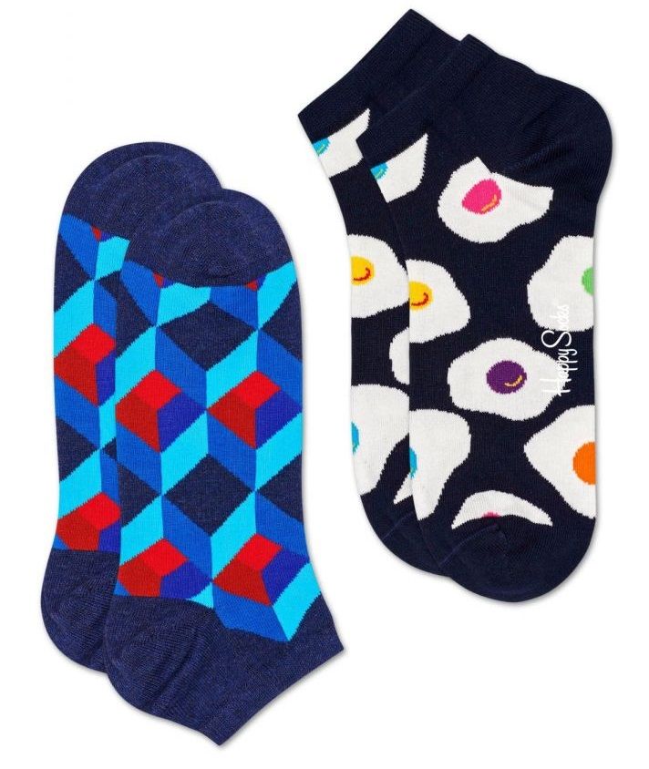 

Комплект носков мужских Happy Socks OSQ02 синих 25, Синий, OSQ02