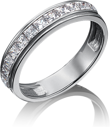 

Кольцо из золота р. 22 PLATINA jewelry 01-3660-00-501-1120-38, фианит, 01-3660-00-501-1120-38