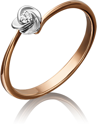 

Кольцо из комбинированного золота р. , PLATINA jewelry 01-4616-00-401-1111-03, фианит, 01-4616-00-401-1111-03