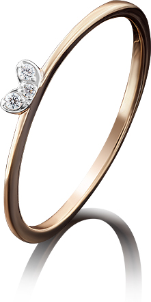 

Кольцо из красного золота р. , PLATINA jewelry 01-4770-05-401-1110-03, фианит, 01-4770-05-401-1110-03