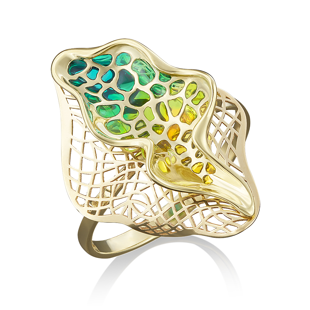 

Кольцо из желтого золота р. 19,5 PLATINA jewelry 01-4908-00-000-1130-48, 01-4908-00-000-1130-48