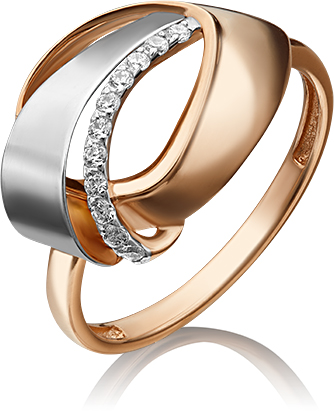 

Кольцо из золота р. 20 PLATINA jewelry 01-5298-00-401-1111-48, фианит, 01-5298-00-401-1111-48