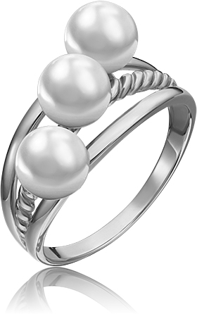 

Кольцо из белого золота с жемчугом р. 20 PLATINA jewelry 01-5331-00-301-1120-31, 01-5331-00-301-1120-31
