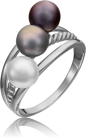 

Кольцо из золота р. 20 PLATINA jewelry 01-5331-01-301-1120-31, жемчуг культивированный, 01-5331-01-301-1120-31