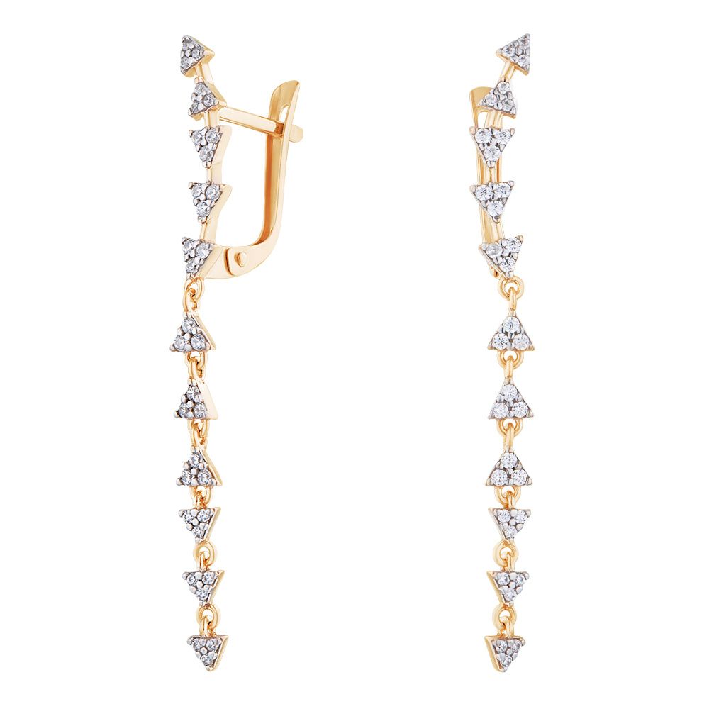 

Серьги из серебра с фианитами ЮВЕЛИР КАРАТ 2127435/92п, 2127435/92п