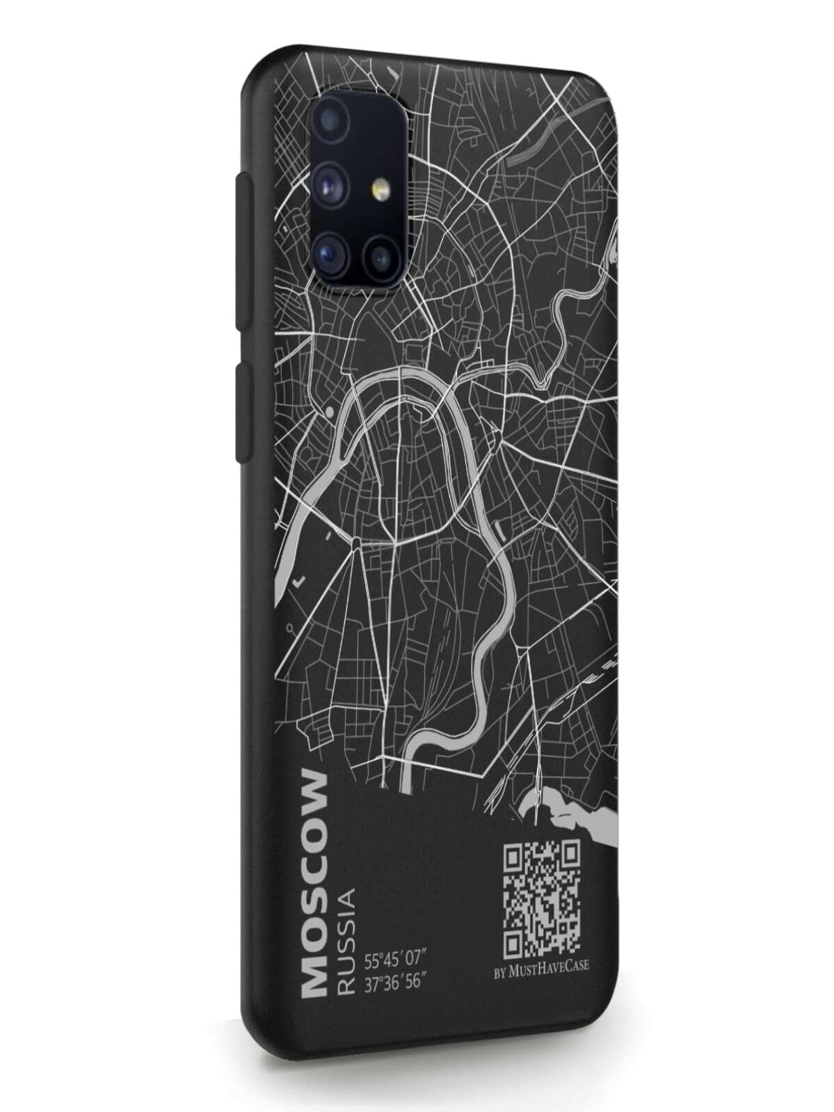 фото Чехол musthavecase для samsung galaxy m31s карта москвы черный