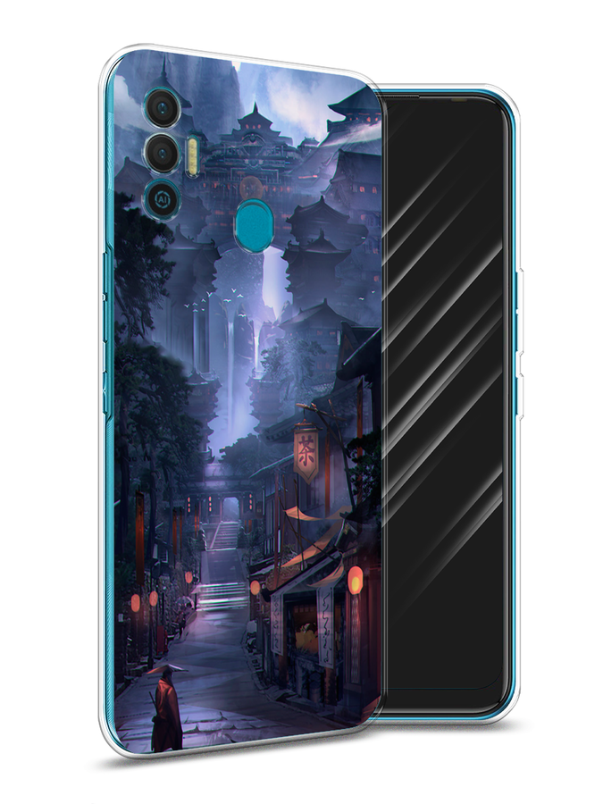 

Чехол Awog на Google Pixel 7 "Одинокий самурай", Разноцветный