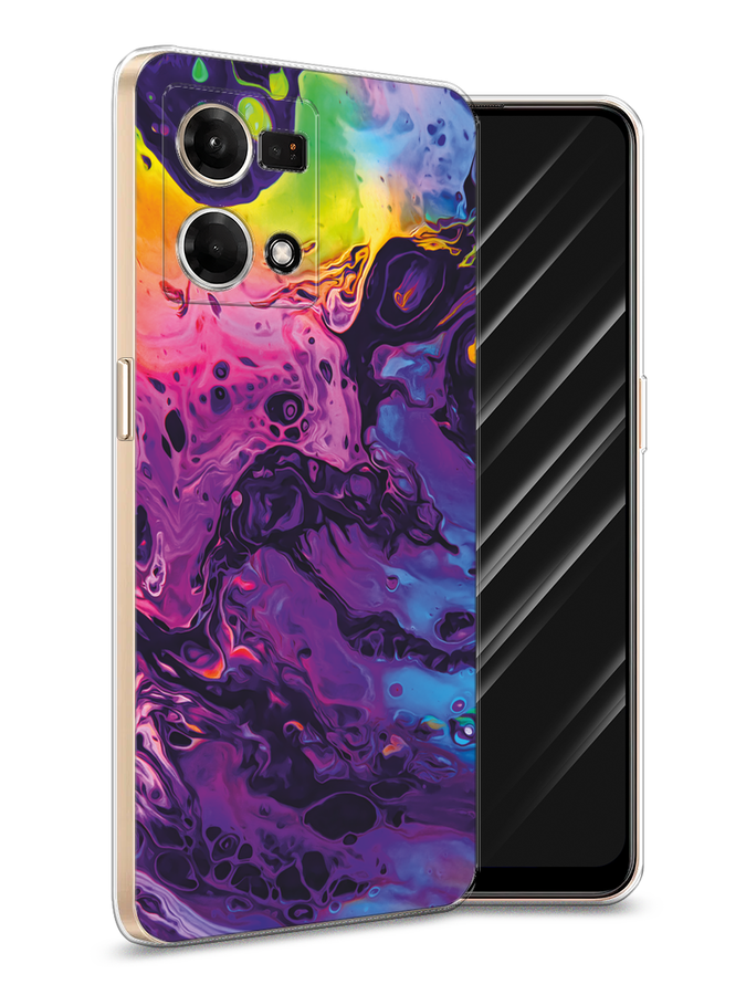 

Чехол Awog на Oppo Reno 7 4G/8 4G "Одинокий самурай", Разноцветный