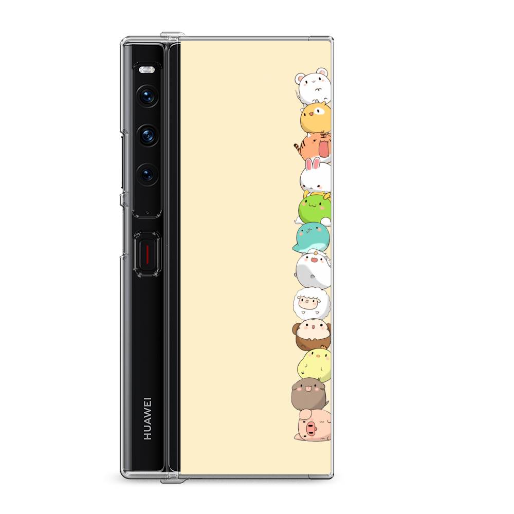 

Силиконовый чехол "Питомцы Чиби" на Huawei Mate Xs 2 / Хуавеи Мате Xs 2