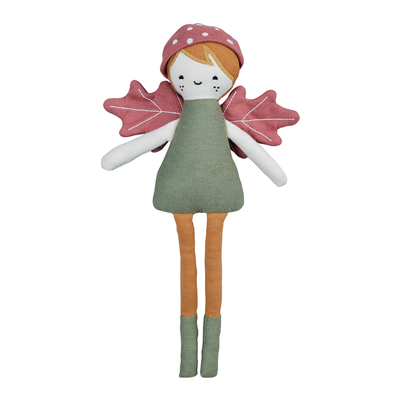фото Текстильная кукла fabelab лесной эльф, мульти, 28 см