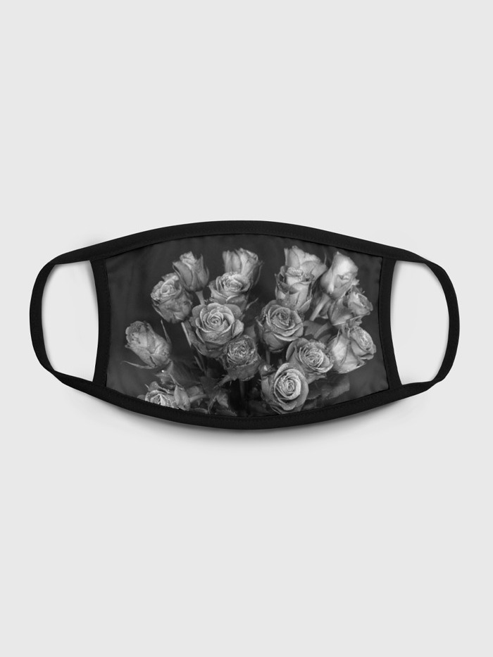 

Многоразовая маска унисекс Burnettie Черно Белые Розы, Разноцветный, Черно Белые Розы