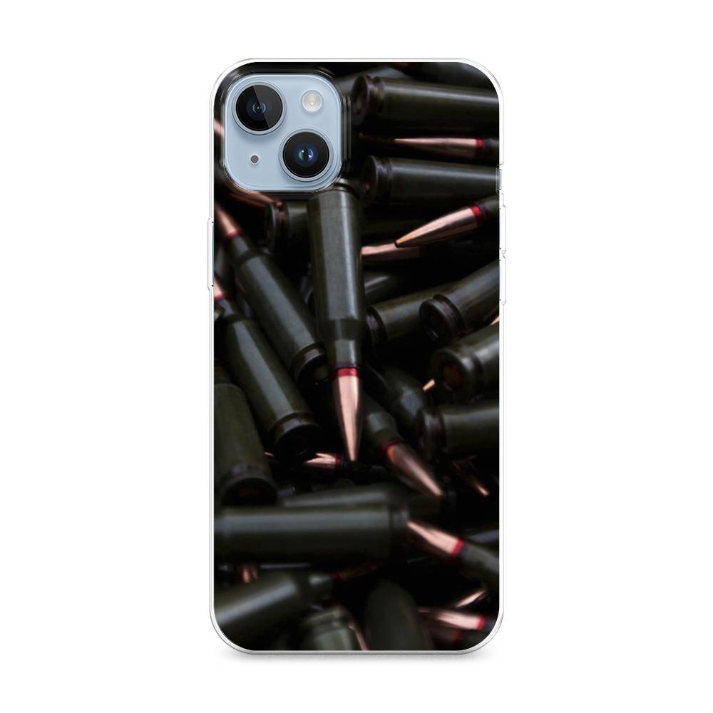 

Чехол Awog на Apple iPhone 14 Plus / Айфон 14 Плюс "Пули черные", Разноцветный, 15350-5