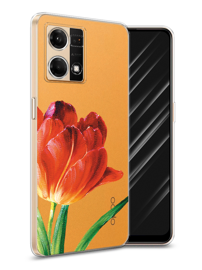 

Чехол Awog на Oppo Reno 7 4G/8 4G "Сотворение Адама", Разноцветный
