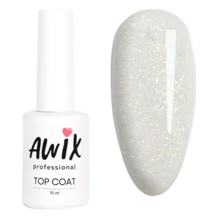 фото Топ для гель-лака, awix professional, diamond №01, 10 мл