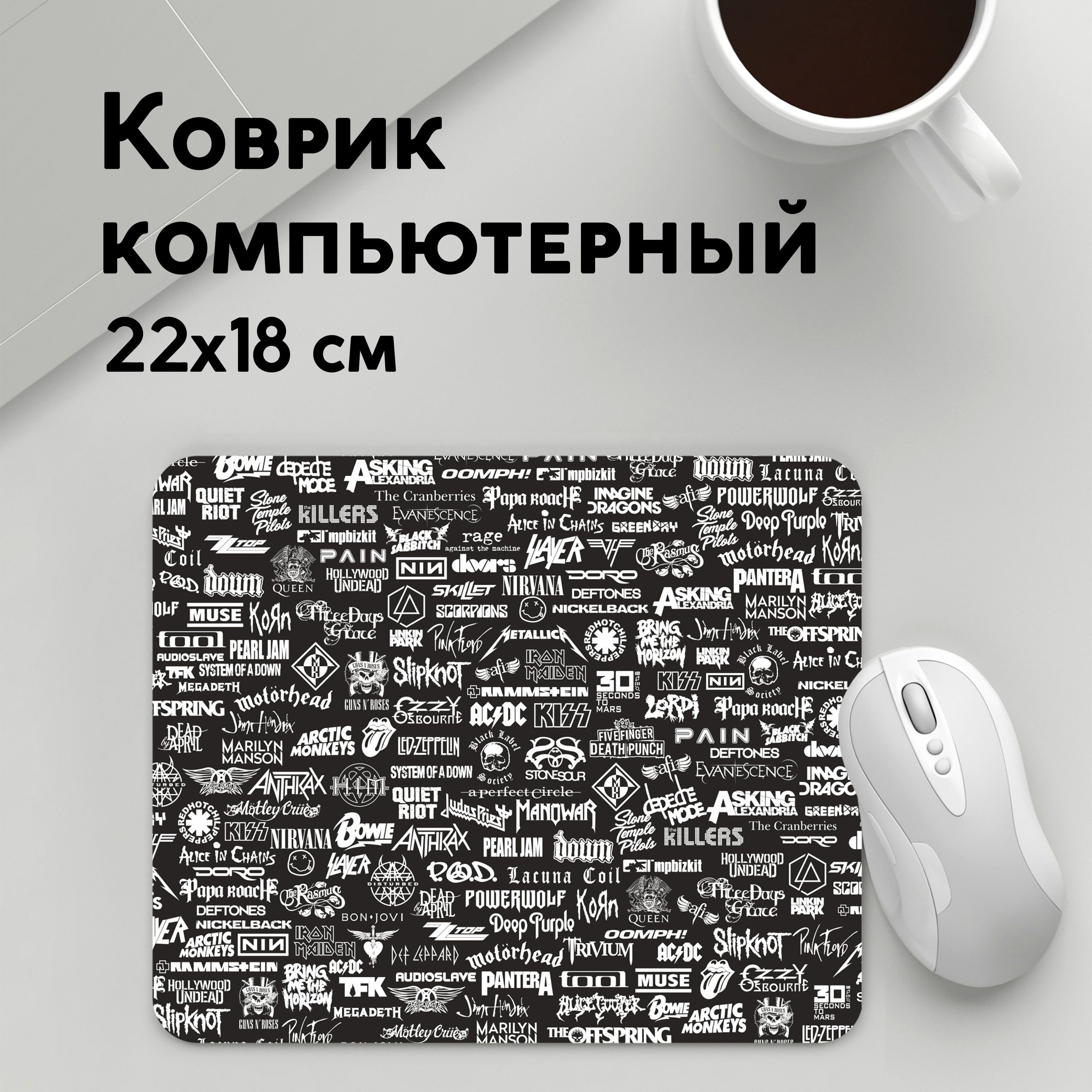 

Коврик для мышки PANiN Rock Star (MousePad22x18UST1UST1506107)