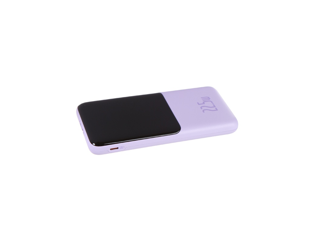 фото Внешний аккумулятор baseus power bank elf digital 10000mah 22.5w purple ppjl010005