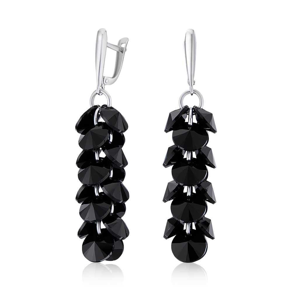 

Серьги из серебра с кристаллами Swarovski ЮВЕЛИР КАРАТ 2126771/9