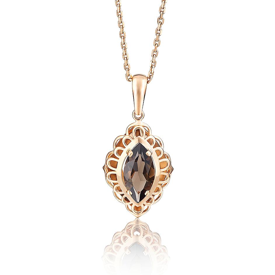 

Кулон из красного золота PLATINA jewelry 03-2468-00-202-1110-46, кварц, 03-2468-00-202-1110-46