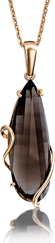 

Кулон из красного золота PLATINA jewelry 03-2469-00-202-1110-46, кварц, 03-2469-00-202-1110-46