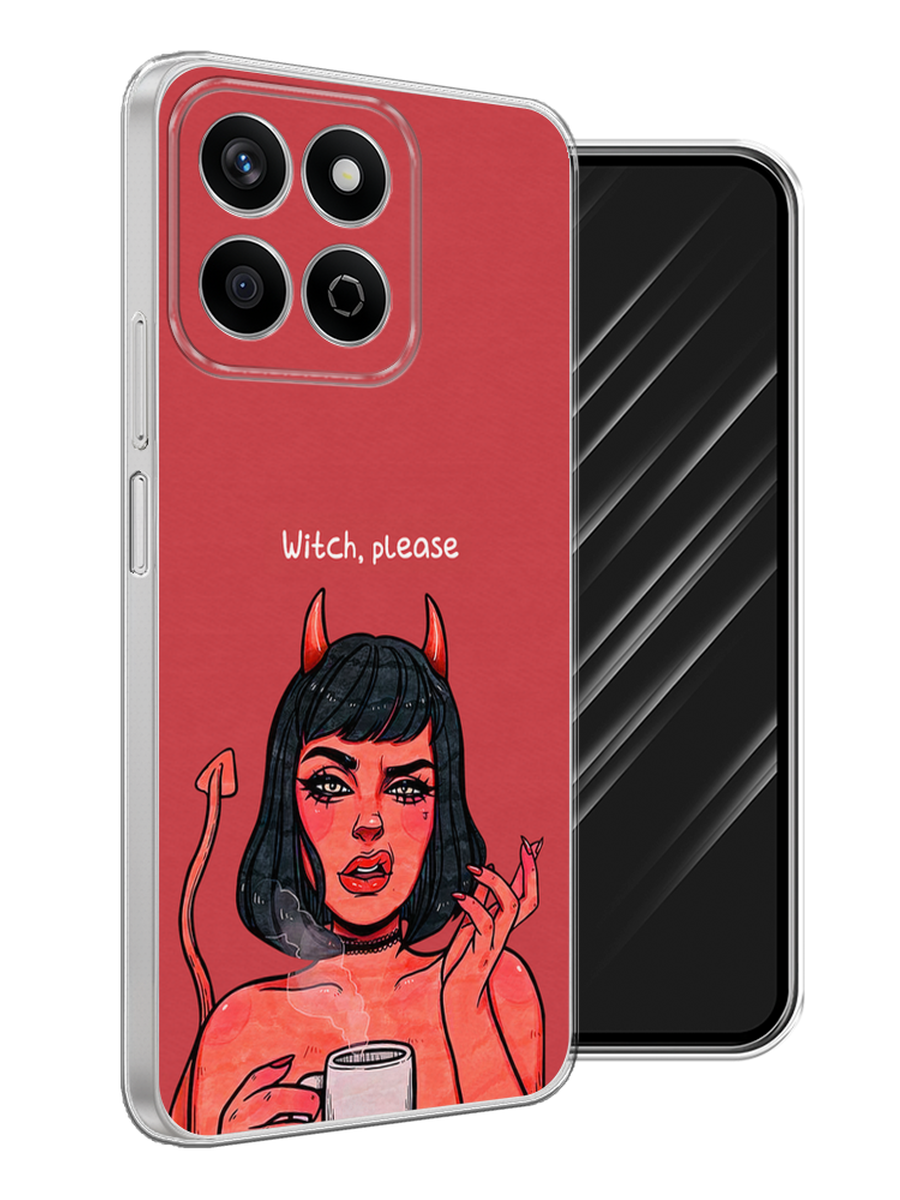 

Чехол Awog на Honor X7c "Evil Girl", Бордовый;черный, 6125250-1