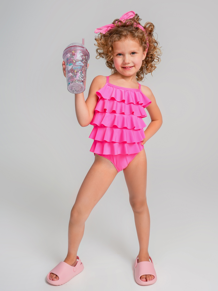 

Купальник слитный детский КотМарКот 373572789, розовый, 116, 373572789