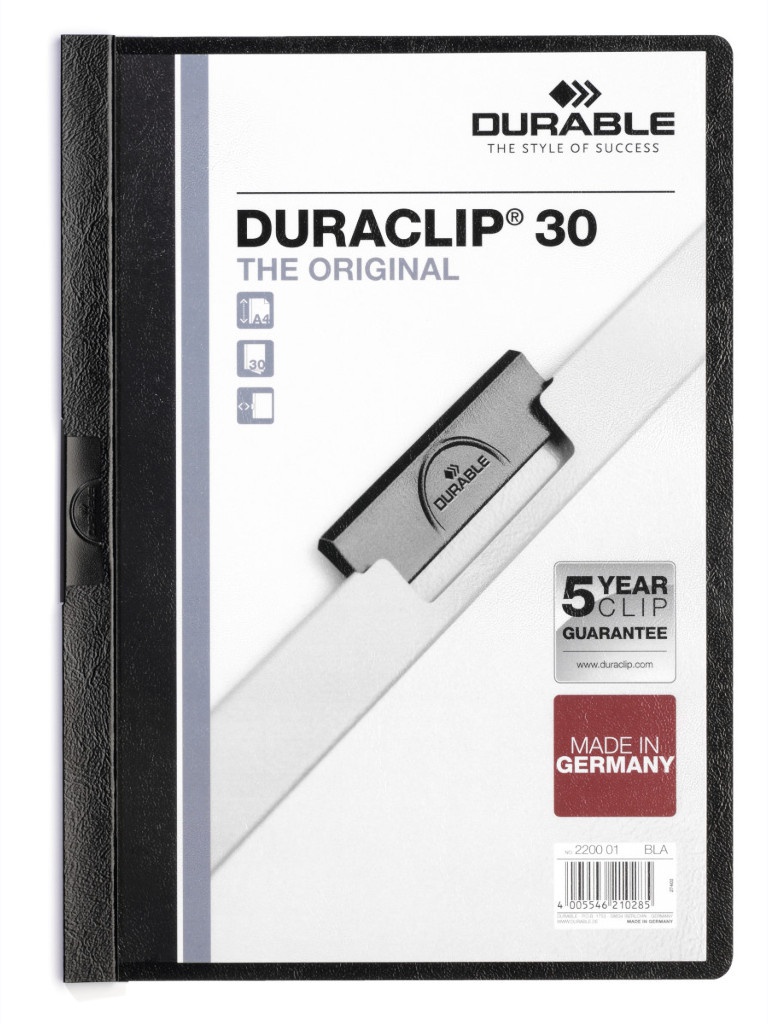 Папка Durable Duracli A4 Black 2200-01