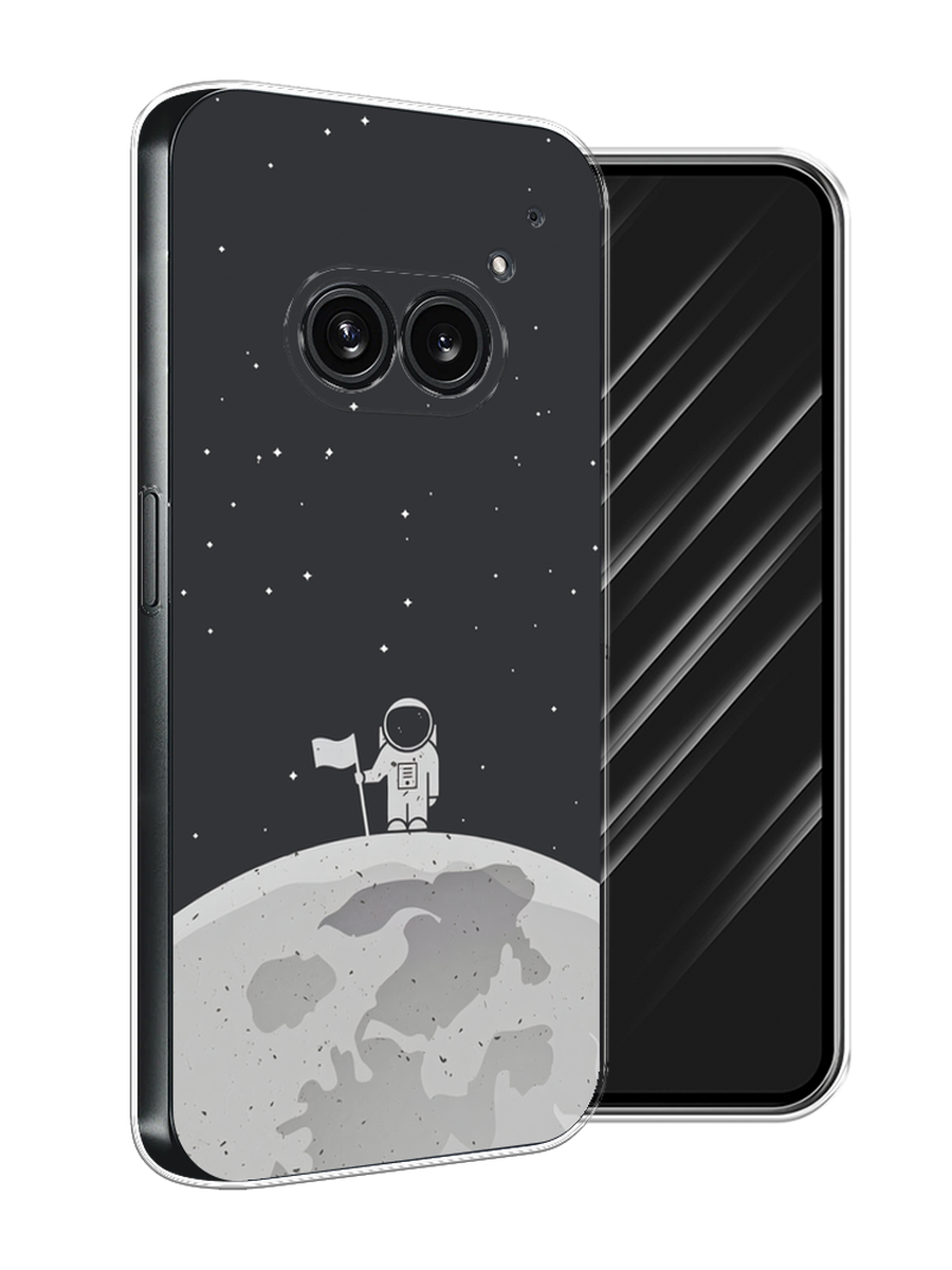 

Чехол Awog на Nothing Phone 2a "Первый на Луне", Черный, 3300350-1
