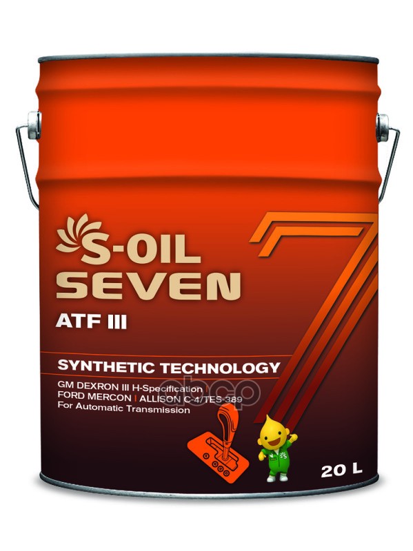 

Трансмиссионное масло S-OIL SEVEN E107992 Atf Iii