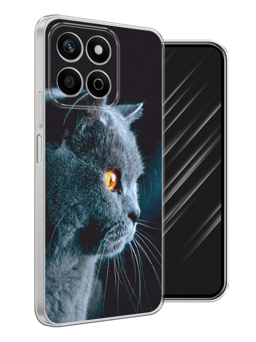 

Чехол Awog на Honor X7c "Благородный кот британец", Черный;серый;оранжевый, 6125250-1