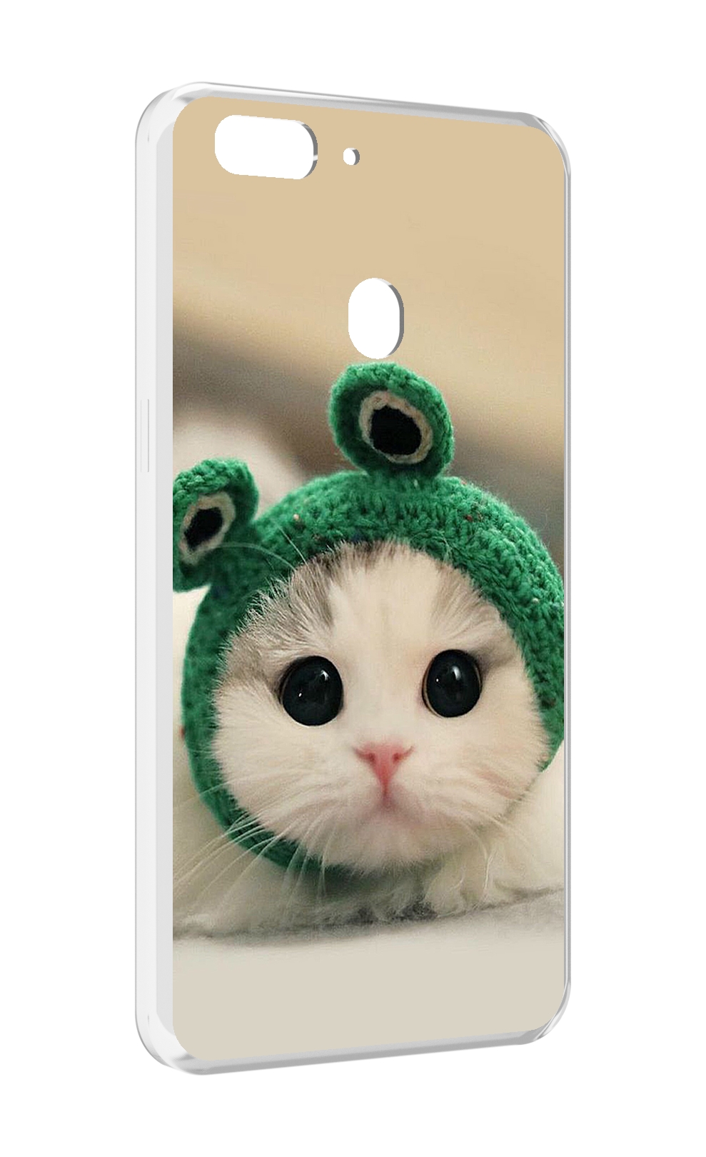 

Чехол MyPads кот-лягушка детский для Oppo Realme 2, Прозрачный, Tocco