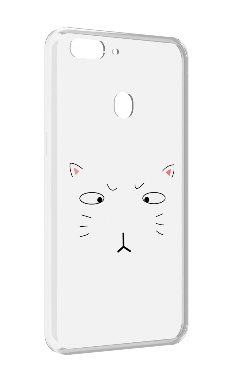 

Чехол MyPads кот-части-лица для Oppo Realme 2, Прозрачный, Tocco