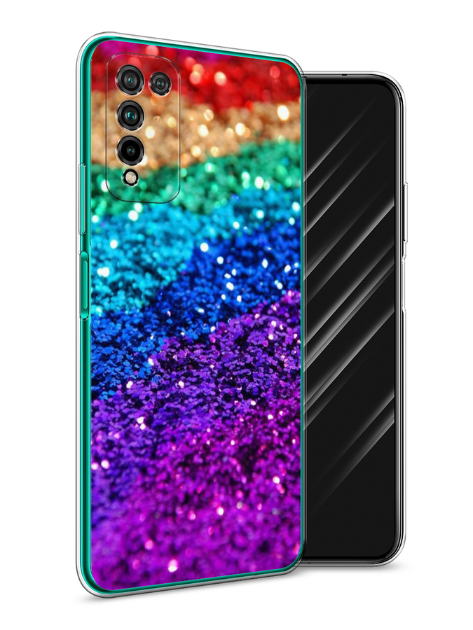 

Чехол Awog "Блестящая радуга рисунок" для Honor 10X Lite, Разноцветный, 6104650-3