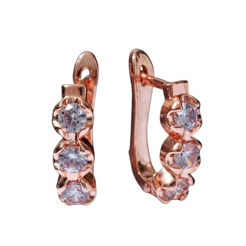 

Серьги из бижутерного сплава Queen Fair со стразами, Магия, дорожка, трио, стразы, со стразами, Магия, дорожка, трио