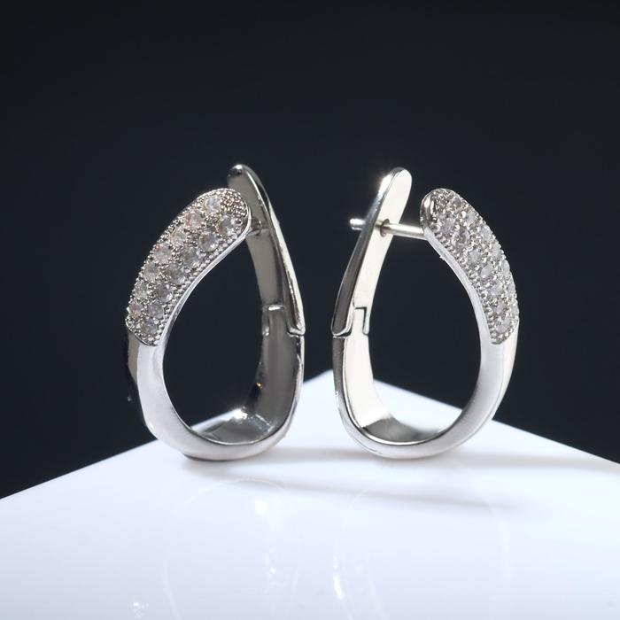 

Серьги из бижутерного сплава Queen Fair со стразами, Магия, завиток, стразы, со стразами, Магия, завиток