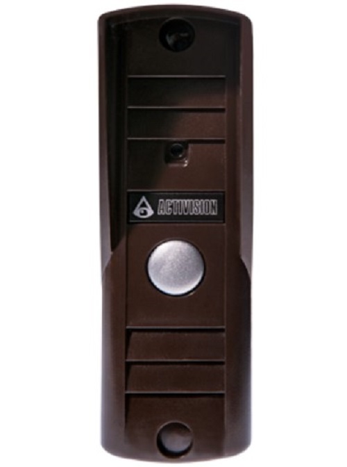 Вызывная панель видеодомофона Activision AVP-505 (PAL), 1000 ТВЛ, 75 град. (коричневый)