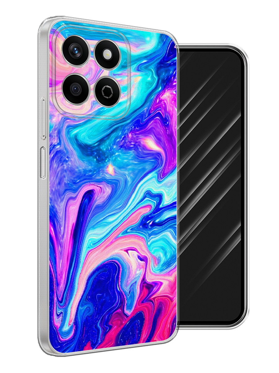 

Чехол Awog на Honor X7c "Потеки краски", Розовый, 6125250-1