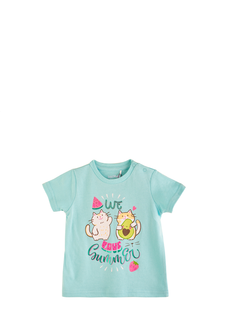 

Комплект одежды Kari baby SS22B17901506 цв. бирюзовый, розовый р. 86, SS22B17901506