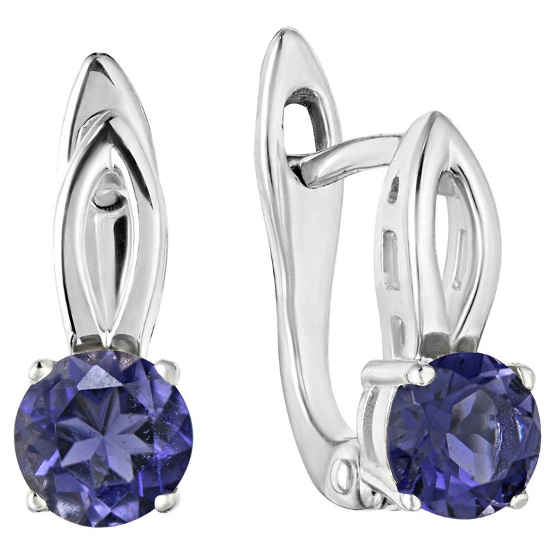 

Серьги из серебра с иолитом LAZURIT-ONLINE 8324PD, 8324PD