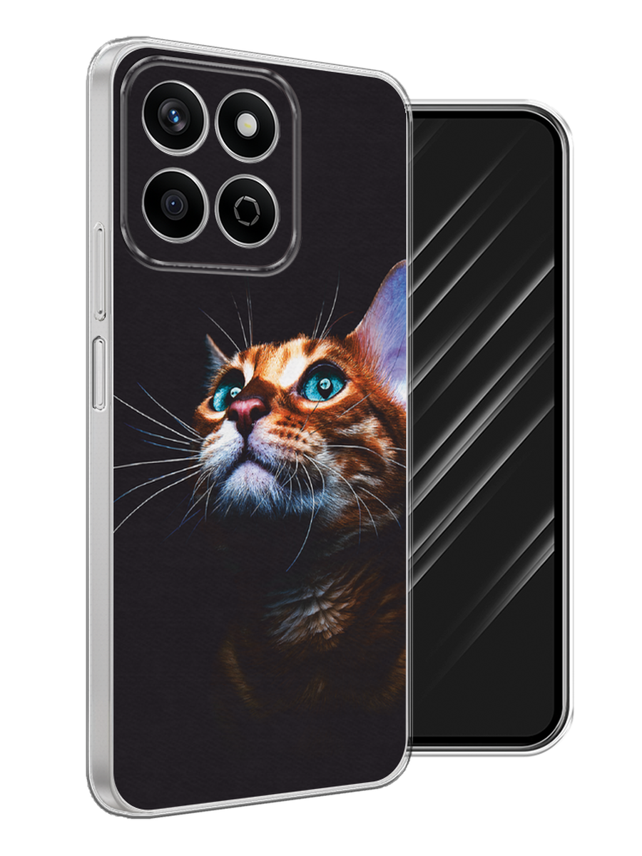 

Чехол Awog на Honor X7c "Мечтательный кот", Коричневый, 6125250-1