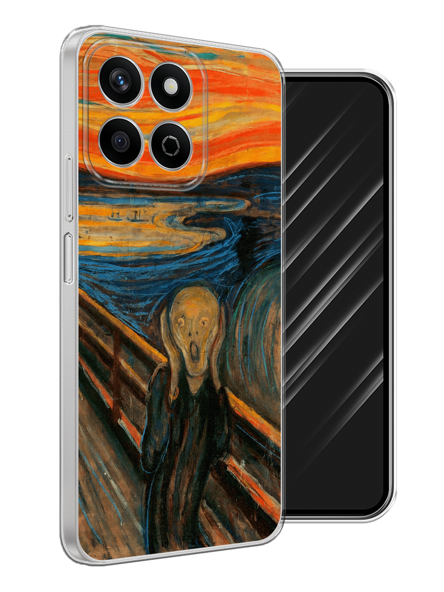 

Чехол Awog на Honor X7c "Крик", Оранжевый;синий;серый, 6125250-1