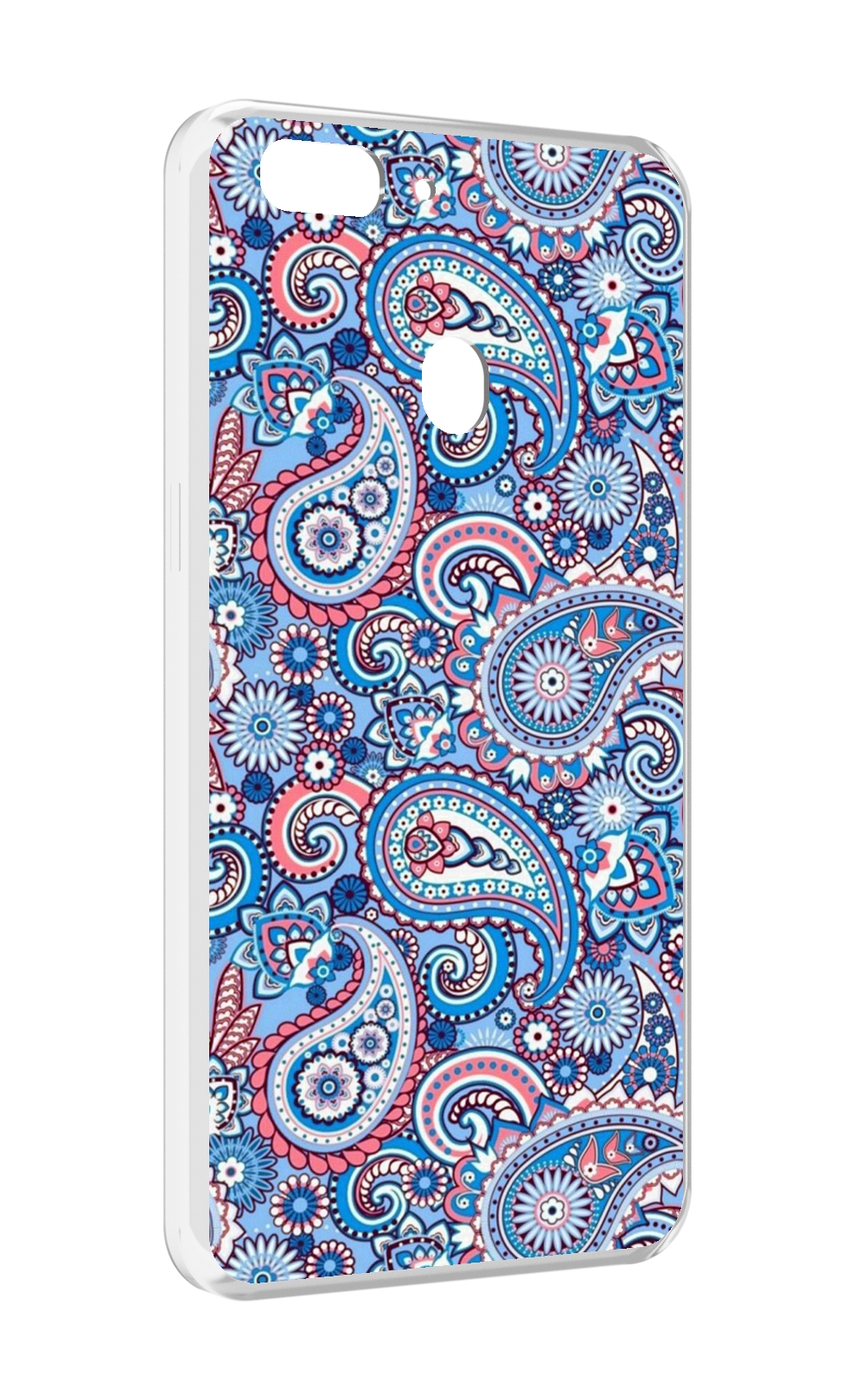 

Чехол MyPads красивый голубой арнамент для Oppo Realme 2, Прозрачный, Tocco