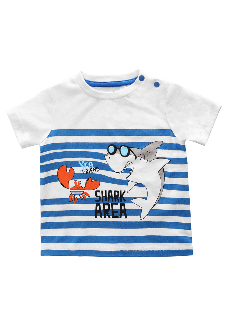 

Комплект одежды Kari baby SS22B14601211 цв. белый, синий р. 74, SS22B14601211