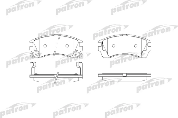 

Тормозные колодки PATRON дисковые PBP940