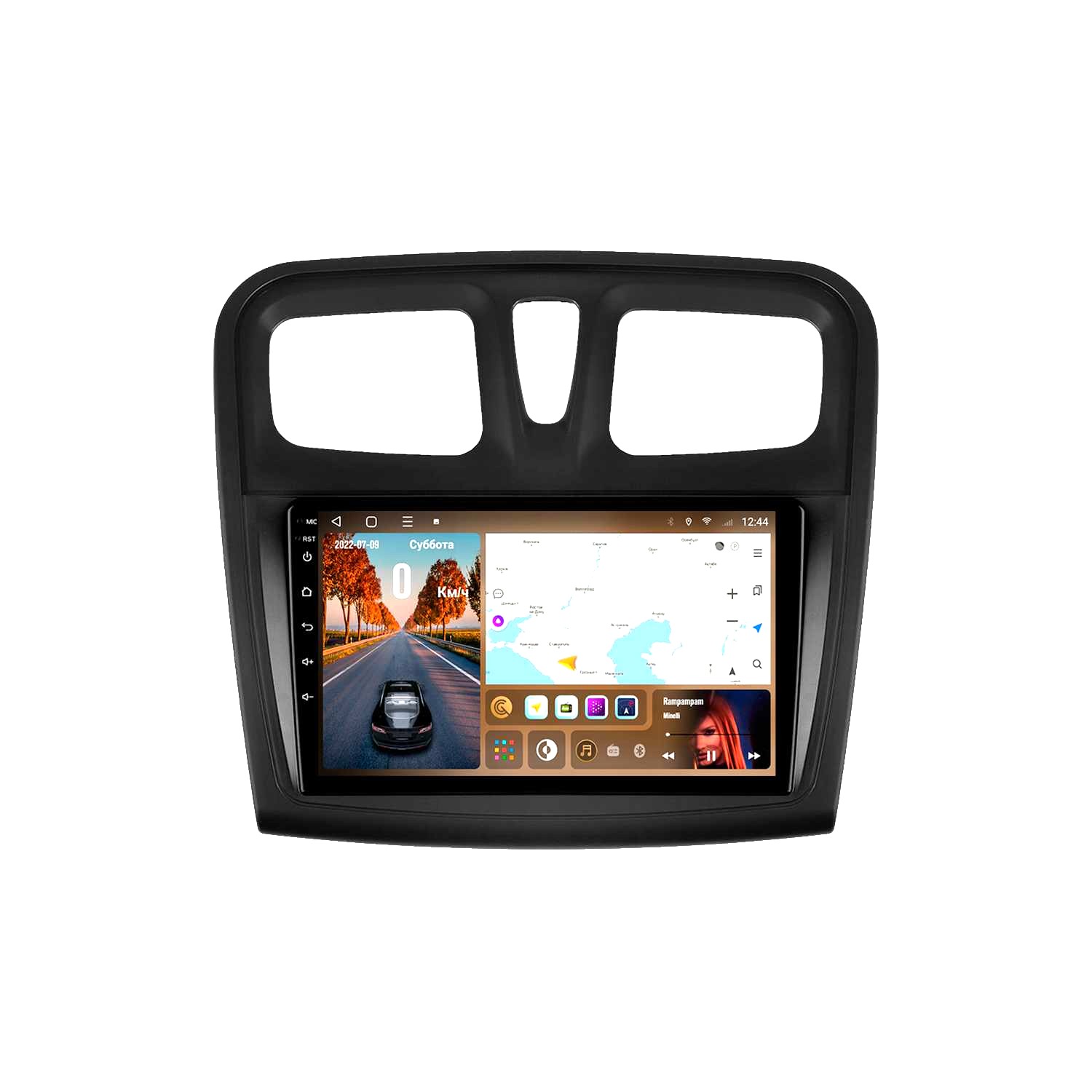 Автомобильная магнитола CaCar TK4 Renault Logan 05-19 3240100₽