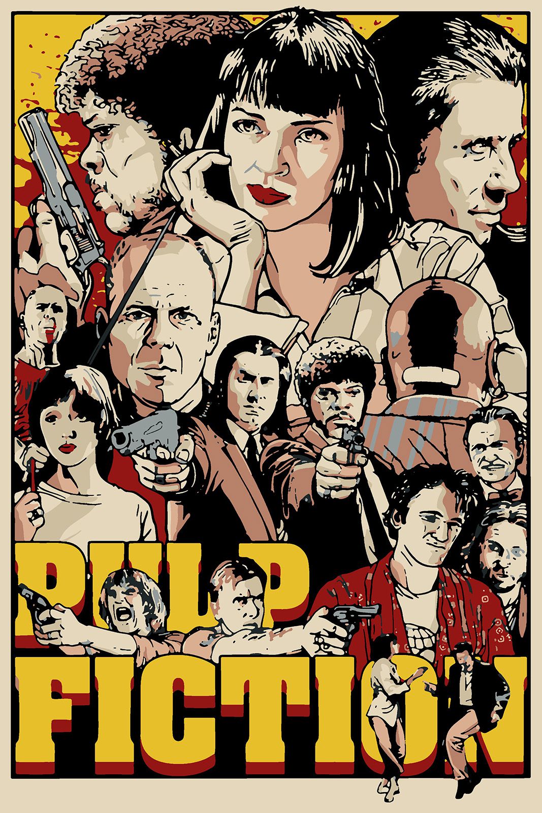 

Картина по номерам Красиво Красим Pulp Fiction, 100 х 150 см, Pulp Fiction